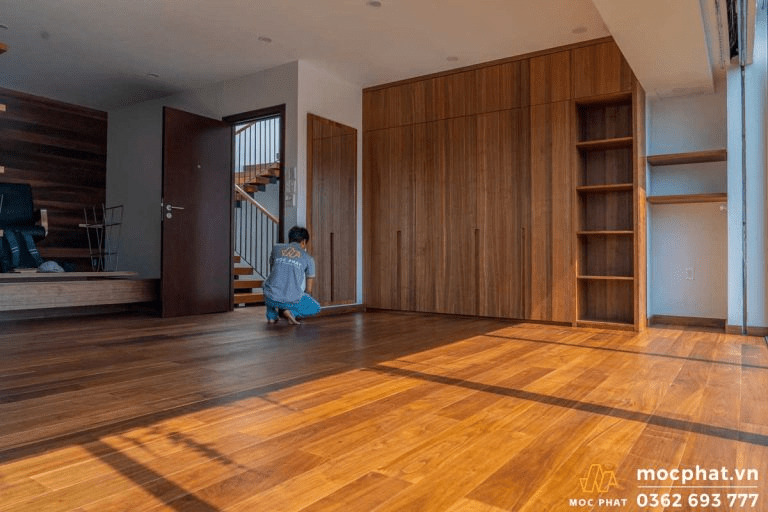 Gỗ óc chó trong không gian nội thất